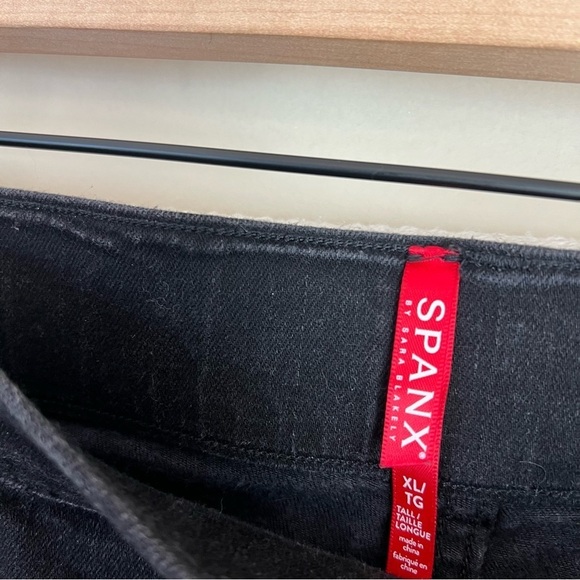 SPANX ANKLE BLACK SKINNY JEANS SIZE XLARGE - Picture 4 of 5